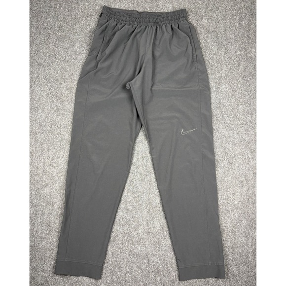 Nike Other - Nike Dri-FIT Mens Large Gray Athletic Track Pants Zip Ankle Running Joggers